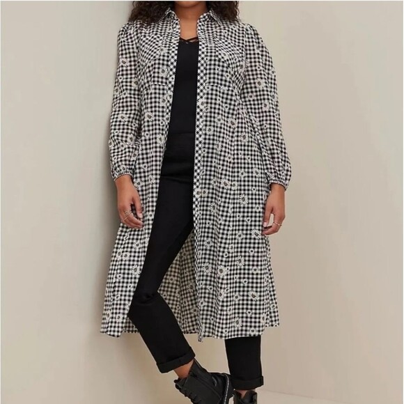 Torrid Daisy Kimono Duster - Picture 1 of 13